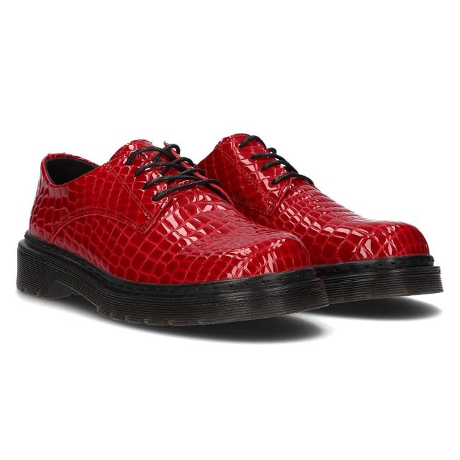 Leather boots Filippo GLN449/21 RD red