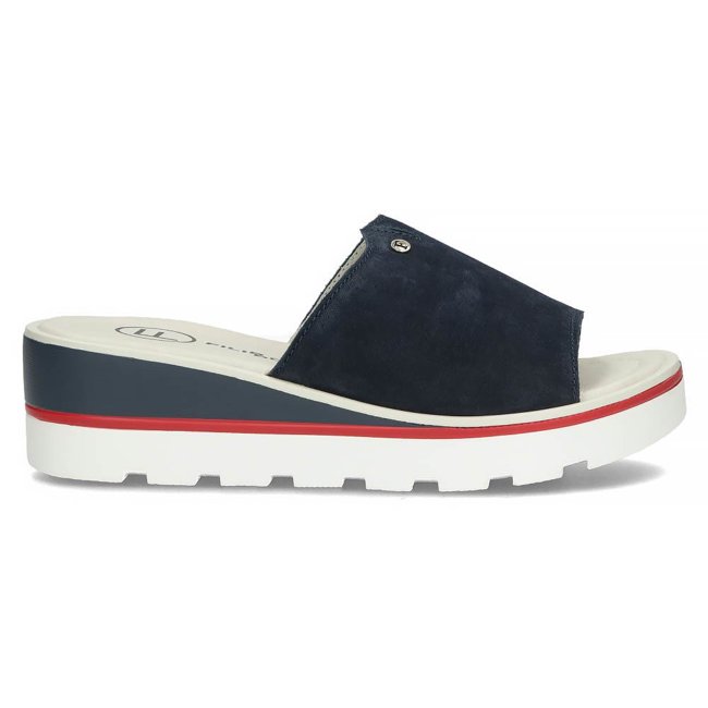 Leather flip-flops Filippo DK3635/22 NV navy