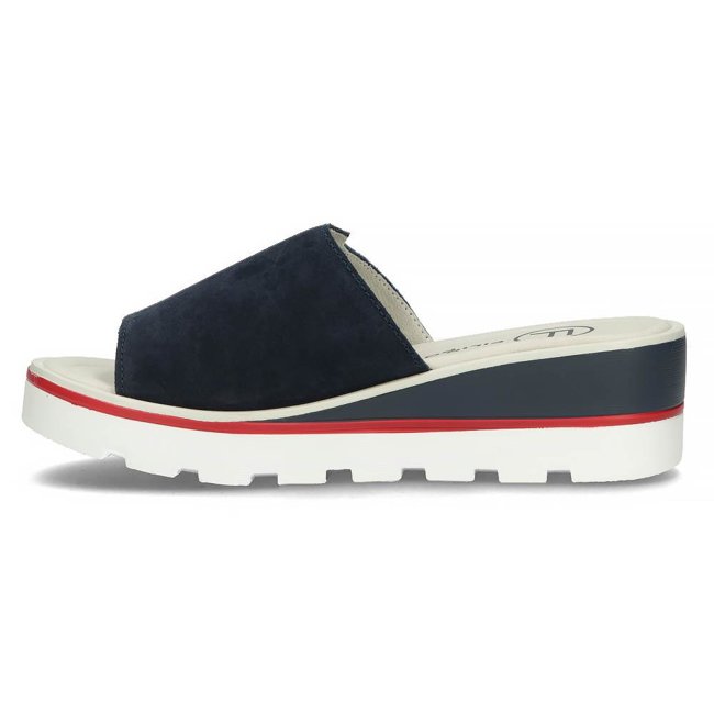 Leather flip-flops Filippo DK3635/22 NV navy