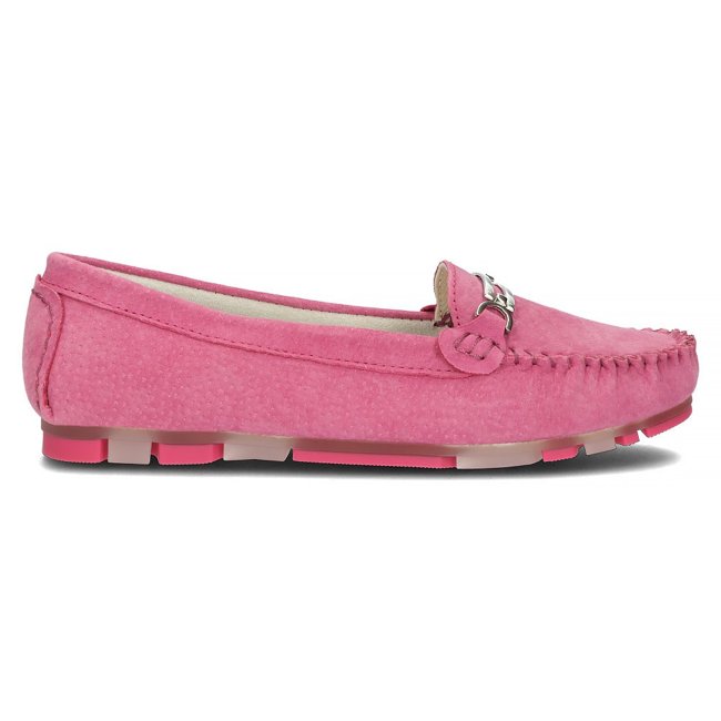 Leather loafers Filippo DP1202/23 FH pink