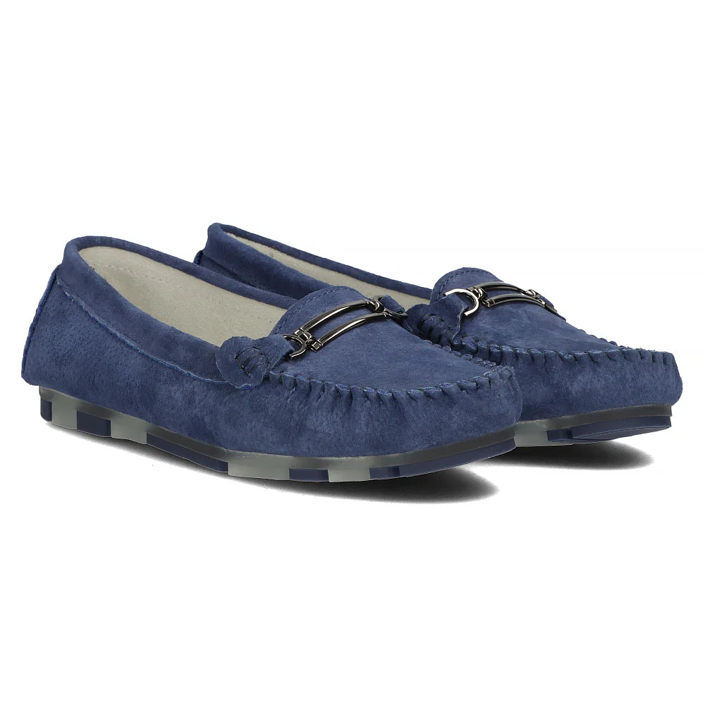 Leather loafers Filippo DP1202/24 BL blue