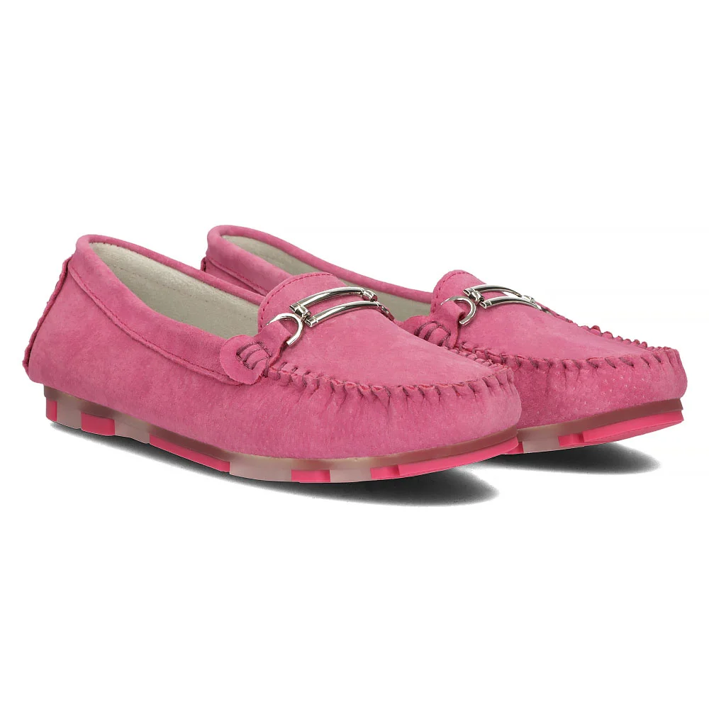 Leather loafers Filippo DP1202/24 FH pink