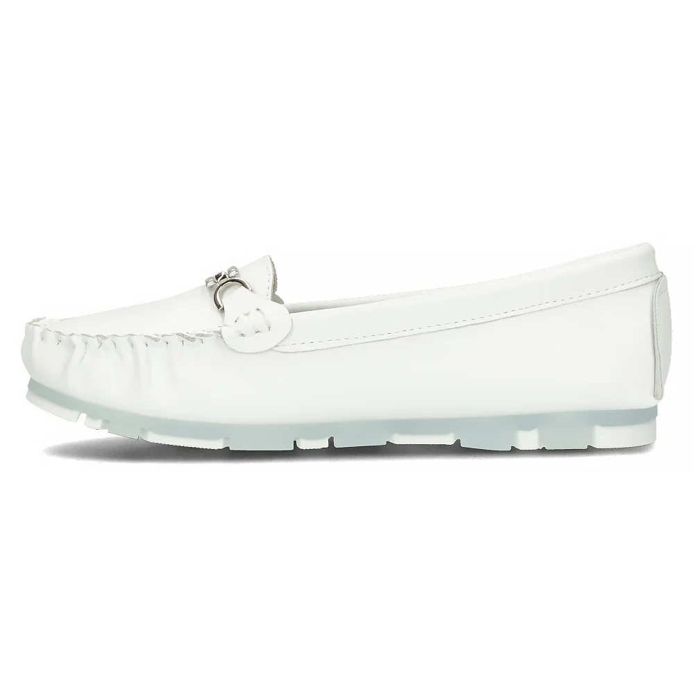 Leather loafers Filippo DP1202/24 WH white