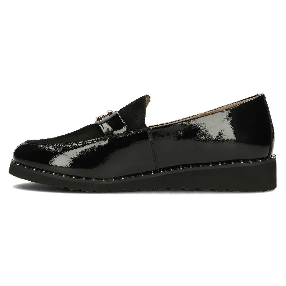 Leather loafers Filippo DP1515/24 BK black