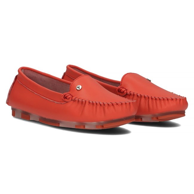 Leather loafers Filippo DP2037/23 RD LI red