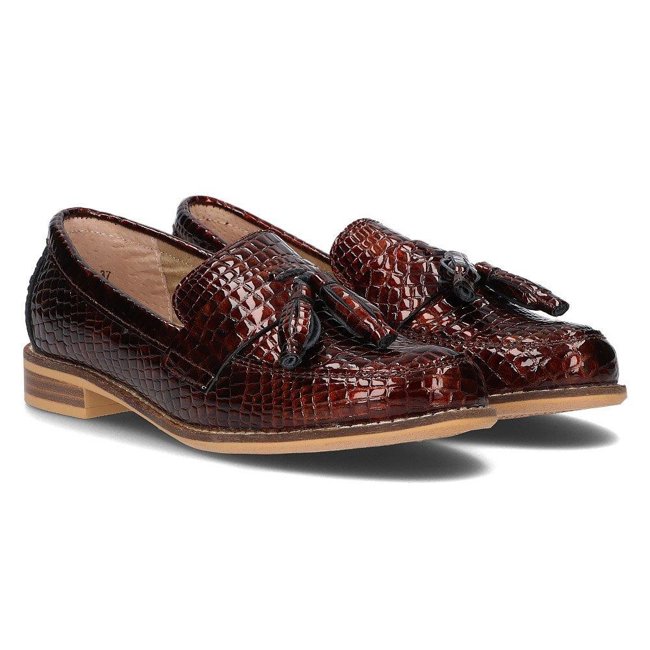 Leather loafers Filippo DP2161/21 BR brown