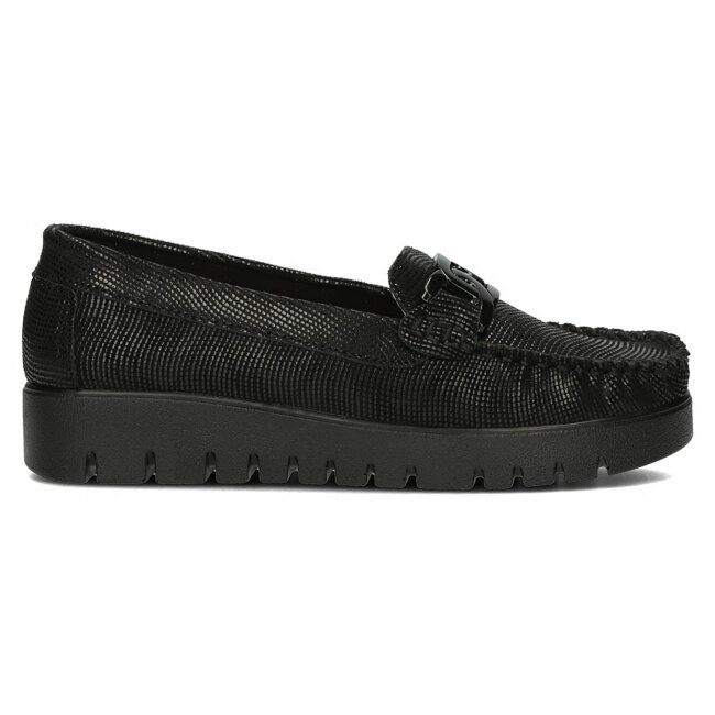 Leather loafers Filippo DP3334/23 BK PT black