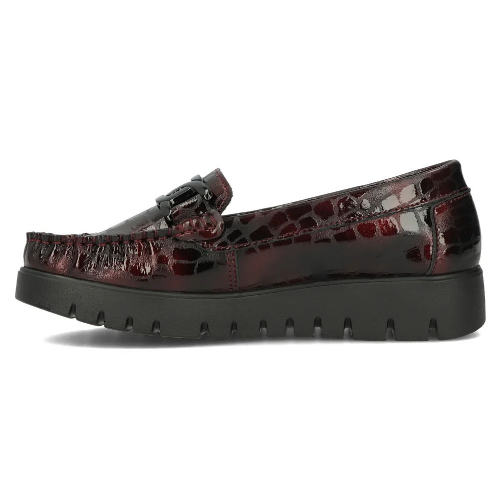 Leather loafers Filippo DP3334/24 BG maroon