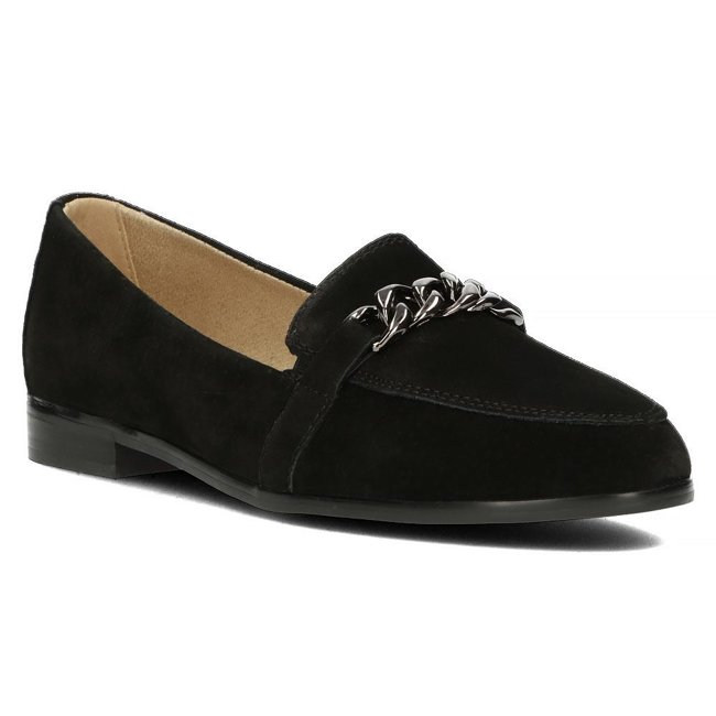 Leather loafers Filippo DP3626/22 BK black