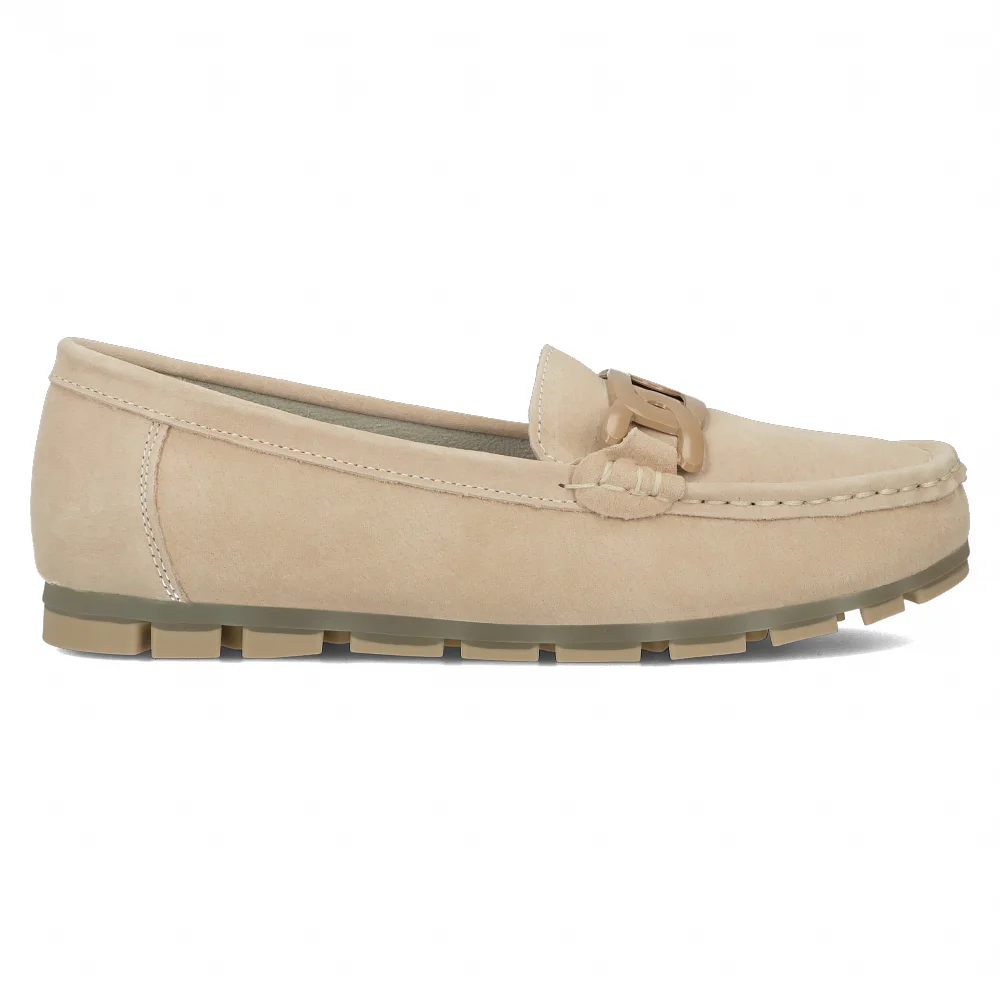 Leather loafers Filippo DP3630/24 BE beige