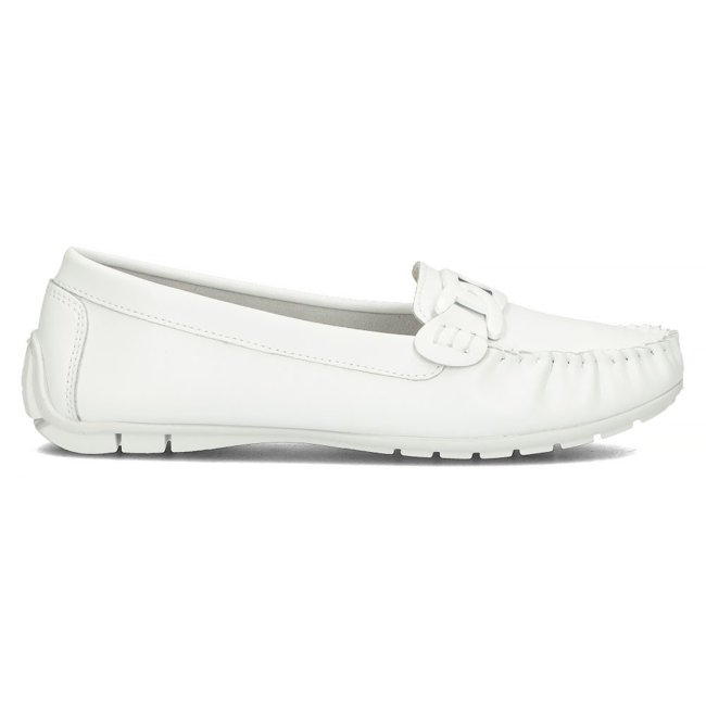 Leather loafers Filippo DP4547/23 WH white