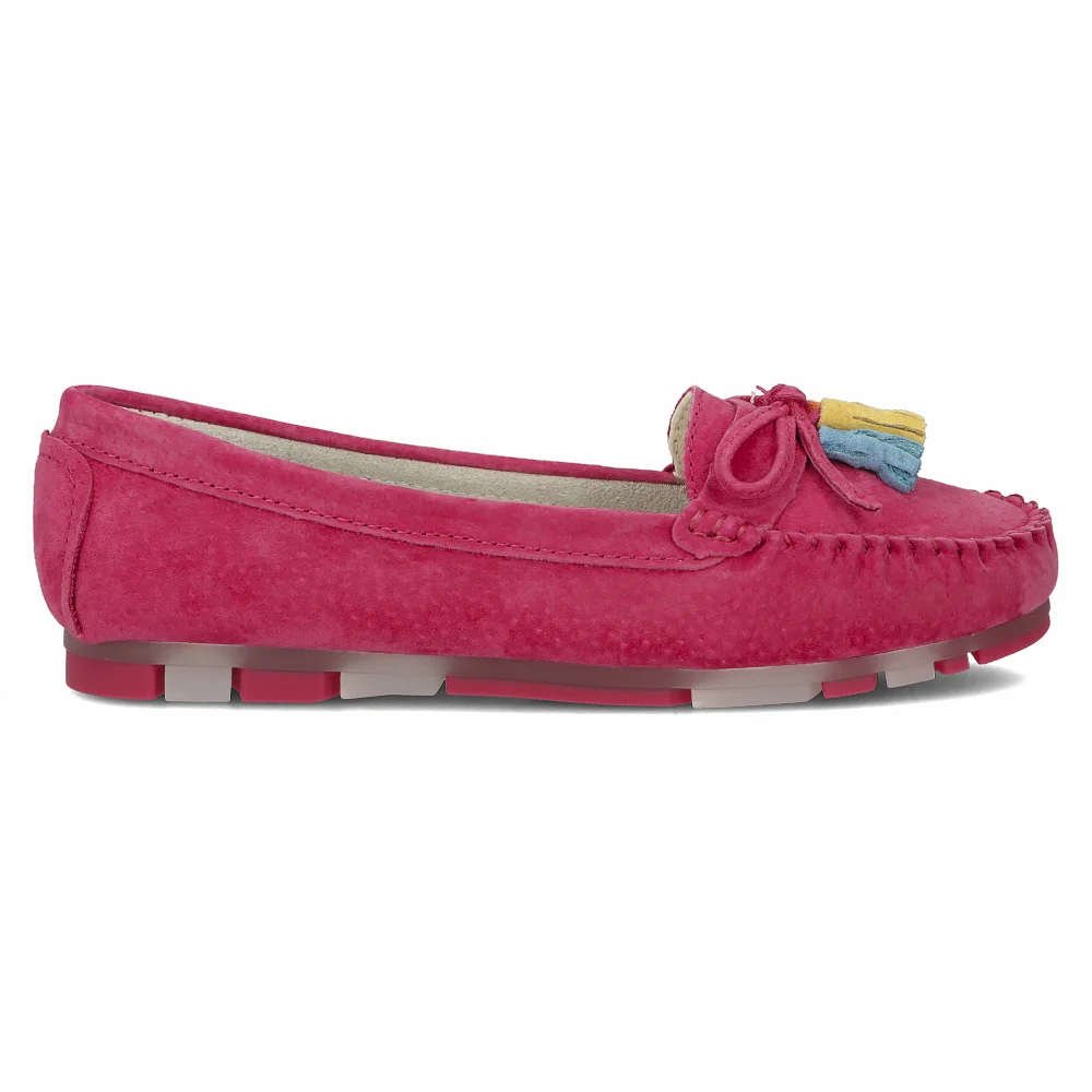 Leather loafers Filippo DP6136/24 FH fuchsia