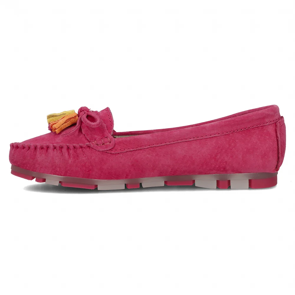 Leather loafers Filippo DP6136/24 FH fuchsia