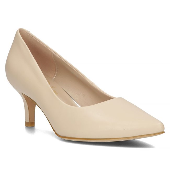 Leather pumps Filippo DP4426/23 BE beige