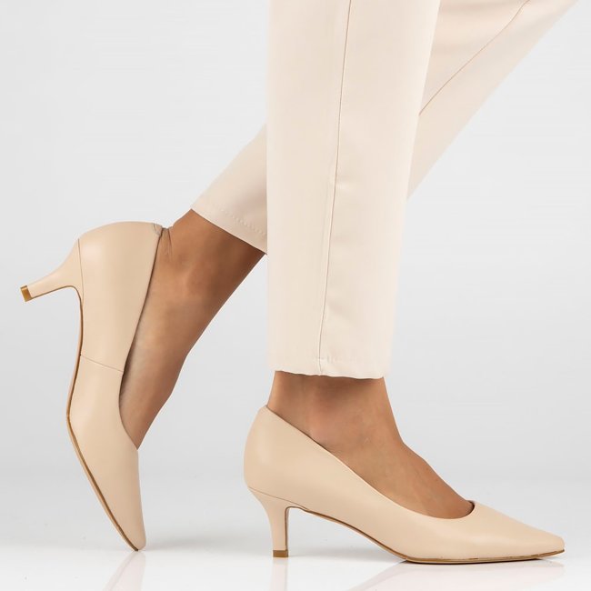 Leather pumps Filippo DP4426/23 BE beige