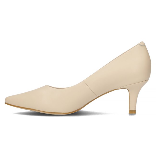 Leather pumps Filippo DP4426/23 BE beige