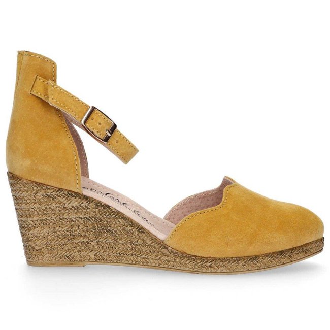 Leather sandals Filippo DS1394/20 YL yellow