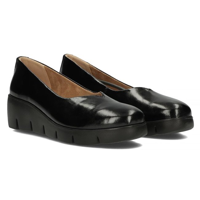 Leather shoes DP4130/22 BK black