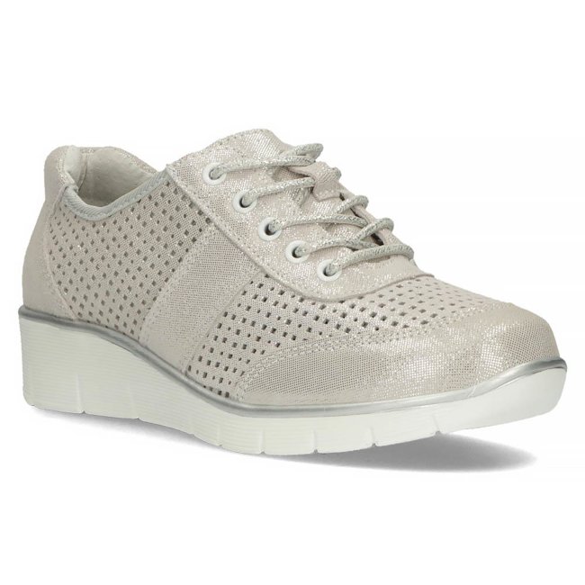 Leather shoes Filippo DP028/22 SI silver