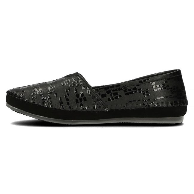 Leather shoes Filippo DP031/22 BK CR black