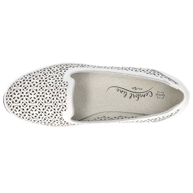 Leather shoes Filippo DP1405/20 WH white