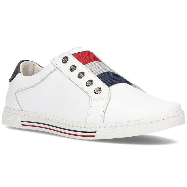 Leather shoes Filippo DP2155/22 WH white