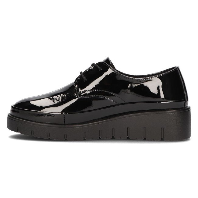 Leather shoes Filippo DP3025/21 BK black