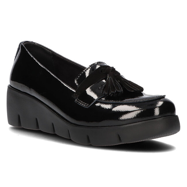 Leather shoes Filippo DP3162/22 BK black