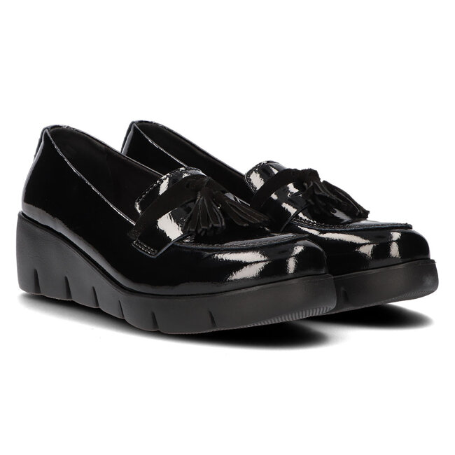 Leather shoes Filippo DP3162/22 BK black