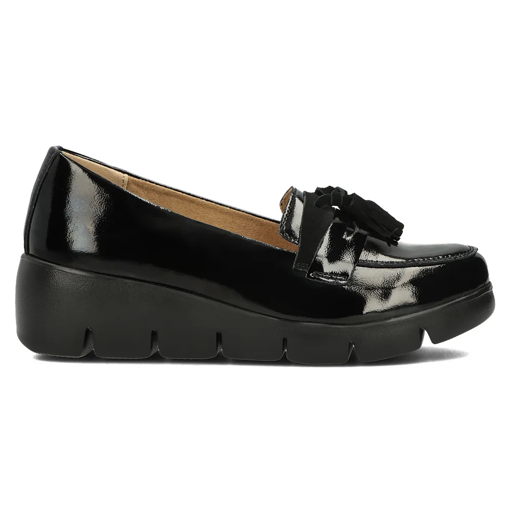 Leather shoes Filippo DP3162/24 BK L black