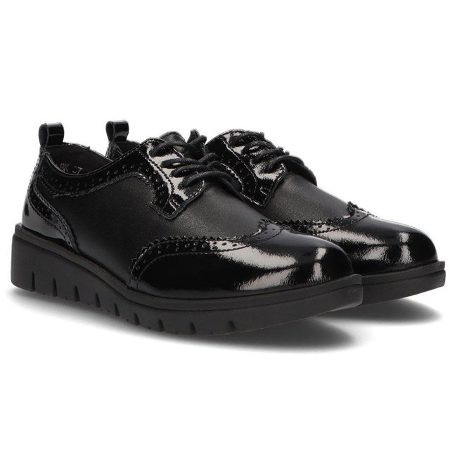 Leather shoes Filippo DP3206/21 BK black