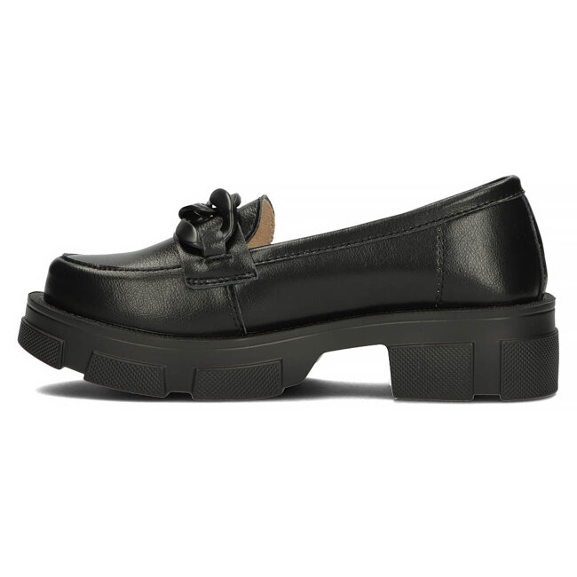 Leather shoes Filippo DP3221/23 BK BK black