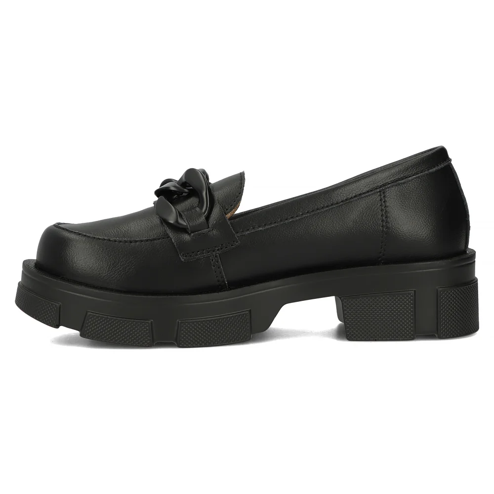 Leather shoes Filippo DP3221/24 BK BK black