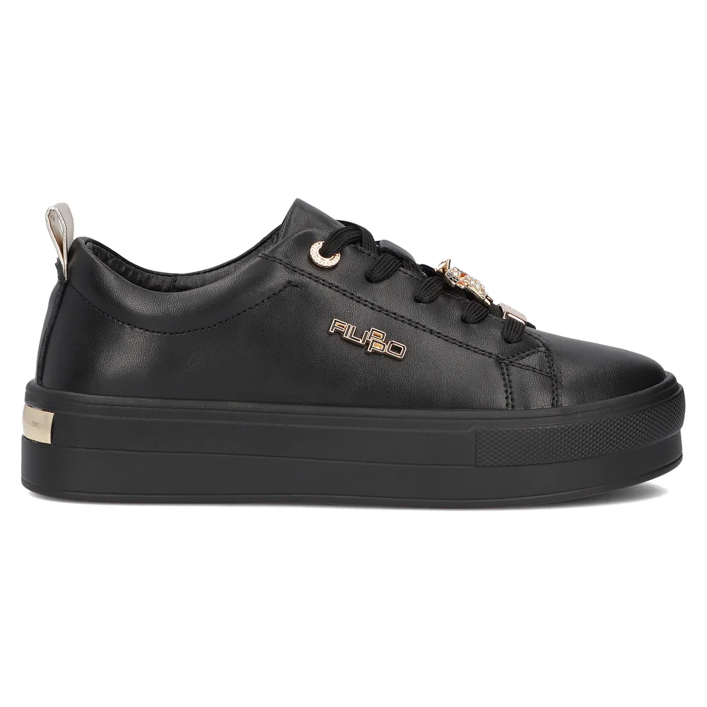 Leather shoes Filippo DP3533/24 BK DI black