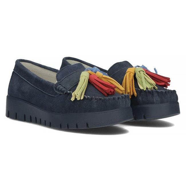 Leather shoes Filippo DP3535/22 NV navy