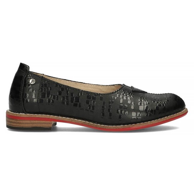 Leather shoes Filippo DP3545/22 BK black