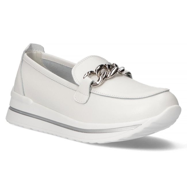 Leather shoes Filippo DP3555/22 WH white