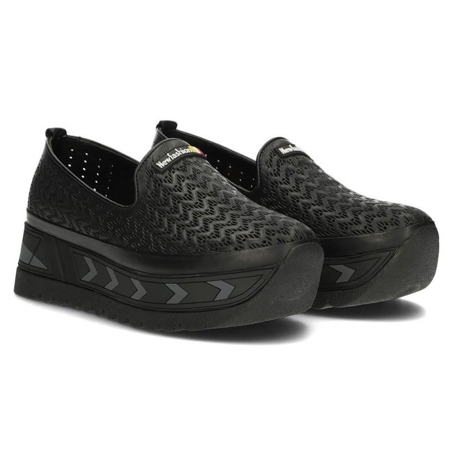 Leather shoes Filippo DP3906/22 BK black