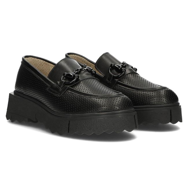 Leather shoes Filippo DP3910/22 BK black