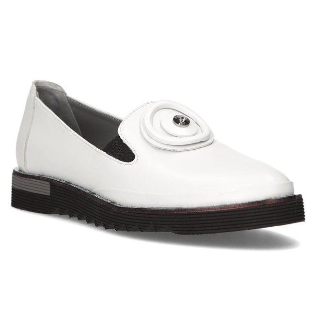 Leather shoes Filippo DP3915/22 WH white