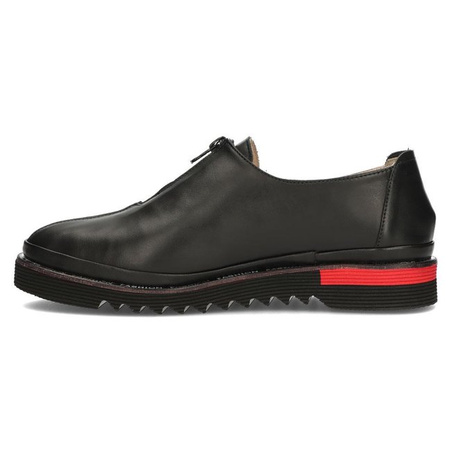 Leather shoes Filippo DP3916/22 BK black