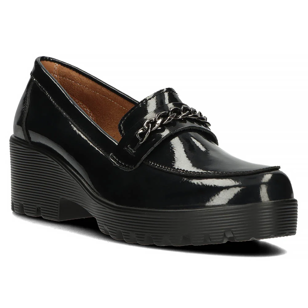 Leather shoes Filippo DP4139/23 BK black