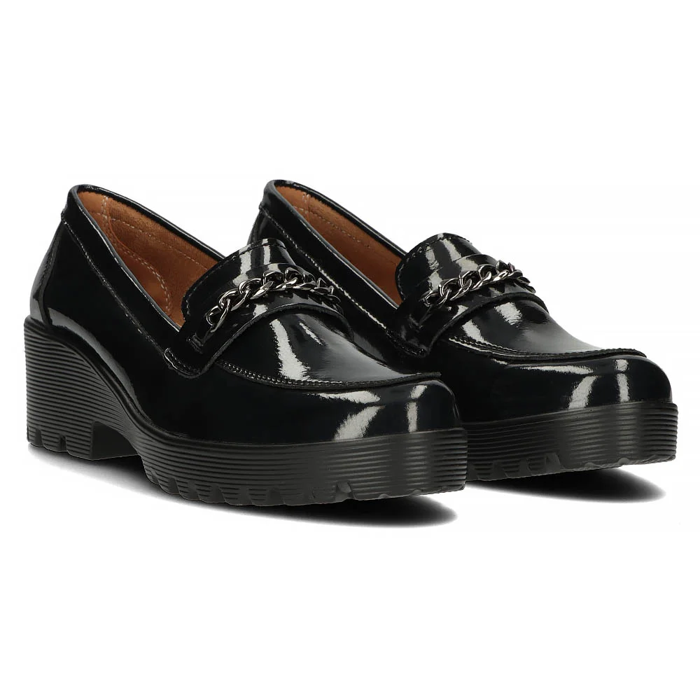 Leather shoes Filippo DP4139/23 BK black