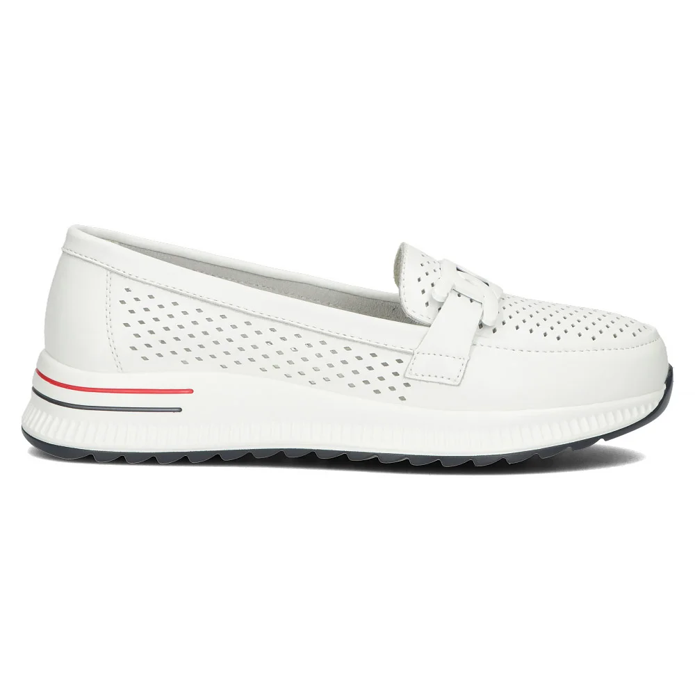 Leather shoes Filippo DP4400/24 WH white