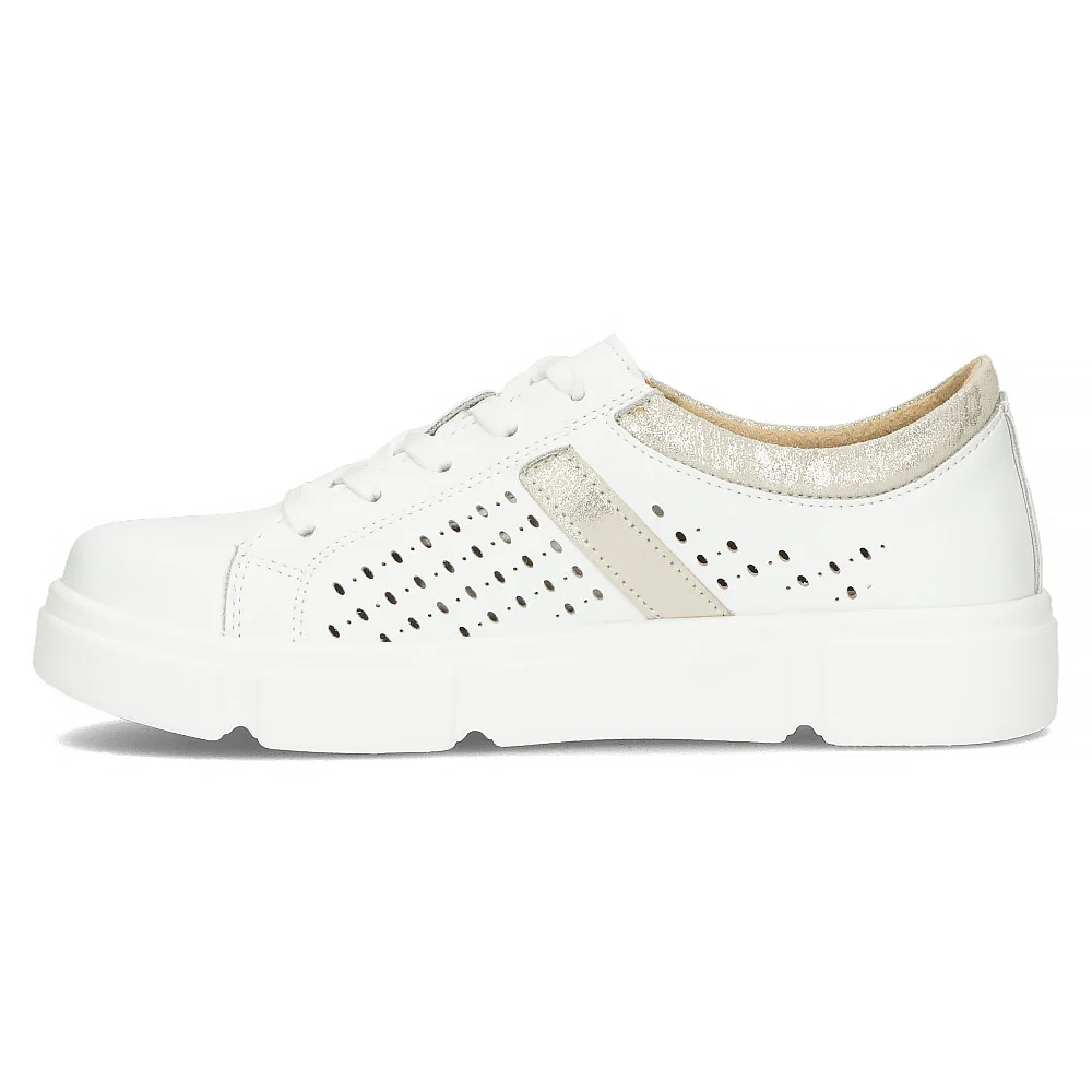 Leather shoes Filippo DP4531/24 WH GO white