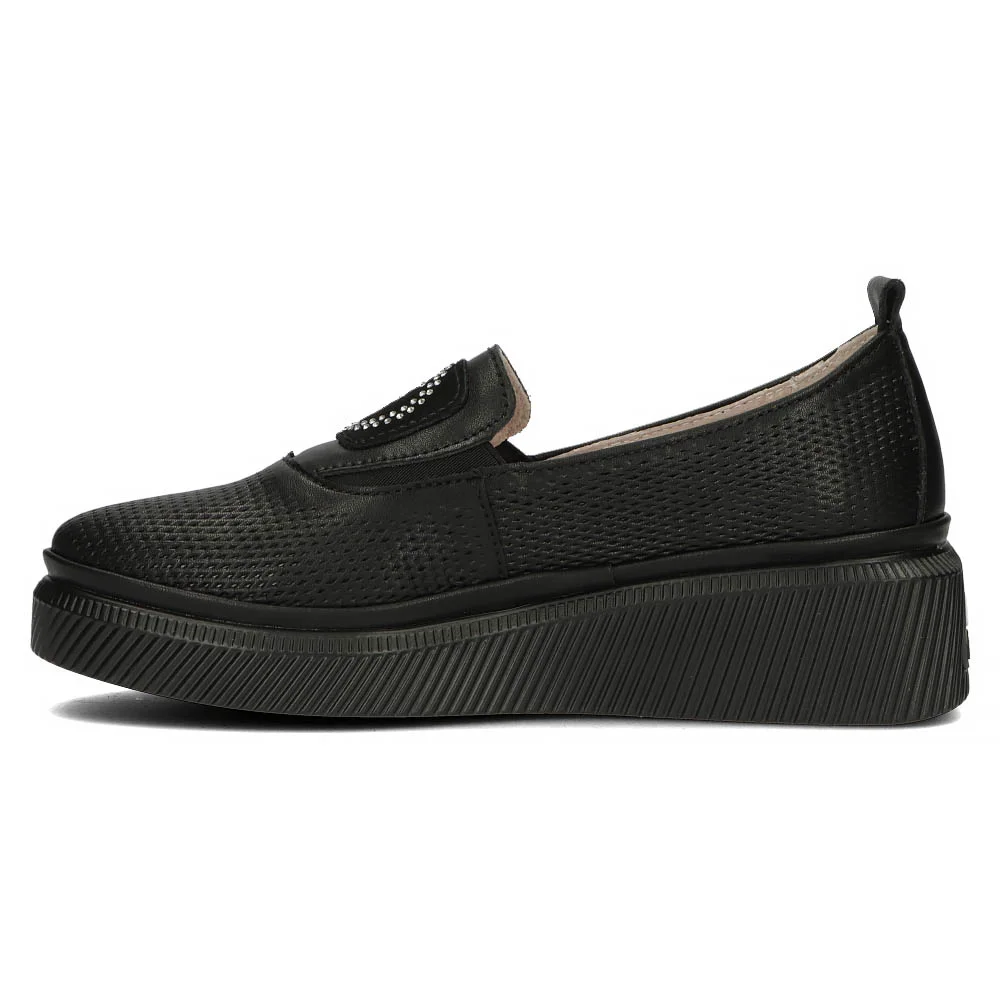 Leather shoes Filippo DP4572/24 BK black