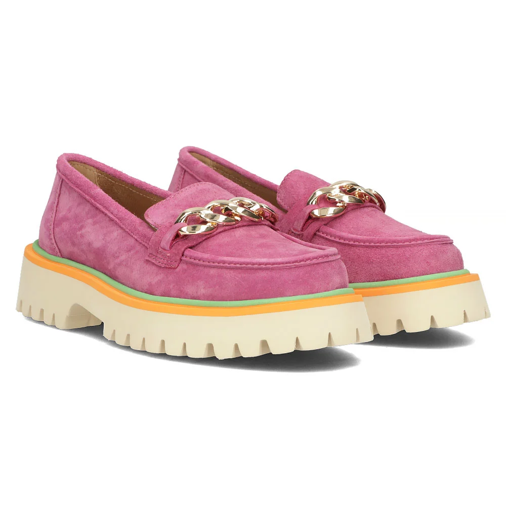 Leather shoes Filippo DP4589/24 FH pink