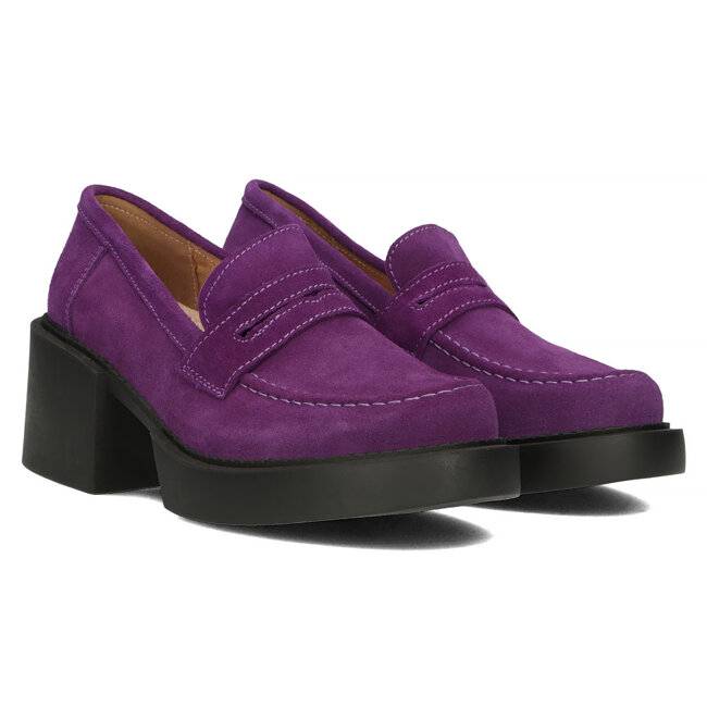 Leather shoes Filippo DP4685/23 VI purple