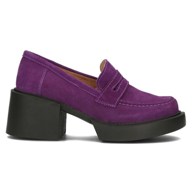 Leather shoes Filippo DP4685/23 VI purple