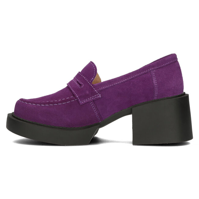 Leather shoes Filippo DP4685/23 VI purple